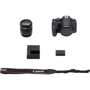 Canon EOS Rebel T8i DSLR Camera with 18-55mm & 75-300mm Lens Bundle + 2X 32GB Sandisk Memory + Accessory Bundle Including Auxiliary Lenses, Tripod, Camera case, Filters, Close Ups & More (Renewed)