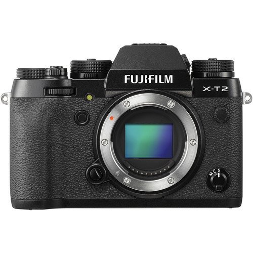 Fujifilm X-T2 Mirrorless Digital Camera (Body Only) 6PC Bundle. Includes 64GB SD Memory Card + Sling Backpack + Microfiber Cleaning Cloth