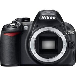 Nikon D3100 14.2MP 1080p Digital SLR Camera Body (Black) 25470B - (Renewed)