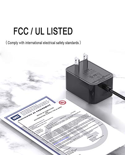 5 Feet AC Adapter Wall Charger for Consumer Cellular Link Cell Phone Charger Direct Cable Cord [UL Listed]