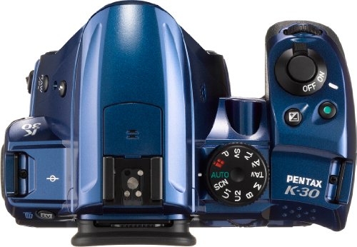 Pentax K-30 Weather-Sealed 16 MP CMOS Digital SLR (Blue, Body Only)