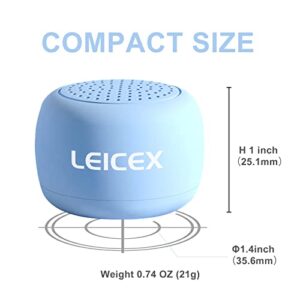 LEICEX Tiny Bluetooth Speaker, Travel Small Speakers Bluetooth Wireless Pillow Perfect for Travel Outdoor Sound (Blue)