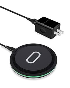 15w wireless charger kits, phone charging pad, iphone cordless charging station with wall plug for iphone 14 13 pro max 12 11 se x xr xs 8 plus, samsung galaxy s23 s22 ultra s21 s20 android cargador