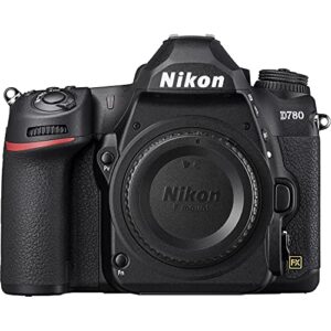 Nikon D780 24.5 MP Full Frame DSLR Camera (1618) - Accessory Bundle - with Sandisk Extreme Pro 64GB Card + Additional ENEL15 Battery Case + Cleaning Set + More (Renewed)