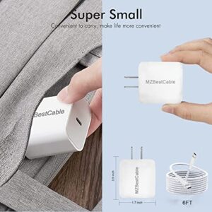 25W Super Fast Charging USB C Wall Charger and Cable for Samsung Galaxy S22/S22 Ultra/S22+/S23/S23 Plus/S21/S21 Ultra/S21+/S20/S20+/S20 Ultra/Note10/Note20/A53 A23 A23 A14 5G/Z Flip 3 4 5G/Z Fold 3 4