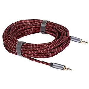 GESSEOR 3.5mm Audio Cable 30 FT Male to Male AUX Cord aux Cable,3.5mm to 3.5 mm Stereo Audio Cable 1/8 Shielded AUX Headphone Cable Extension Male to Male Auxillary Stereo Audio Cable Cord