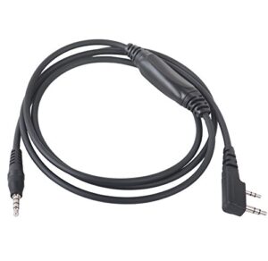 btech aprs-k1 cable (audio interface cable) for baofeng, bf-f8hp, uv-82hp, uv-5x3 (aprspro, aprsdroid, compatible – android, ios)