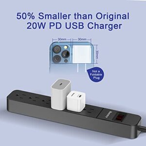20W USB-C Power Adapter, Huntkey 20 Watt USB C Charger Block Compatible for iPhone 13/13 Mini/13 Pro/13 Pro Max/12/12 Pro Max/SE/11, Pixel, Galaxy S20 S10 S9, iPad Mini/Pro