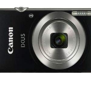 Canon IXUS 185/Elph 180 Black Digital Compact Camera (Renewed)