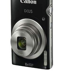 Canon IXUS 185/Elph 180 Black Digital Compact Camera (Renewed)