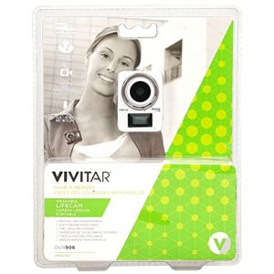 Vivitar DVR906HD-WHT Lifecam Digital Lifelogger, White Bundle with Sandisk 32GB microSDHC Memory Card and Deco Gear Camera Case (Black/Red)