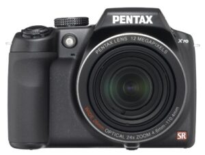pentax x70 12mp ccd digital camera with 24x optical triple shake reduction zoom and 2.7 inch lcd