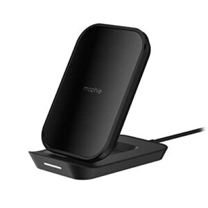 mophie universal wireless multi coil charge stand for apple iphone xs max, iphone xs, iphone xr, iphone x, iphone 8 plus, iphone 8, qi-enabled devices – black
