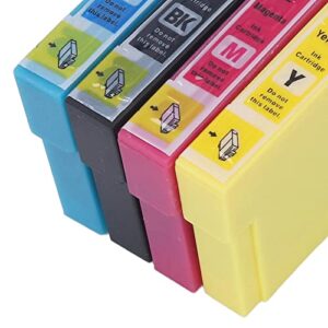 Hilitand 4 Color Ink Cartridges Replacement Inkjet Cartridge Print Photos, Test Papers, Documents Printer Cartridge for Printer Accessories