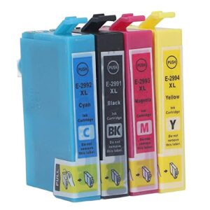 Hilitand 4 Color Ink Cartridges Replacement Inkjet Cartridge Print Photos, Test Papers, Documents Printer Cartridge for Printer Accessories