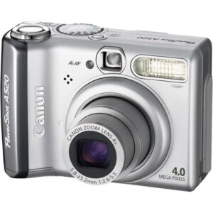 canon powershot a520 4mp digital camera with 4x optical zoom (old model)