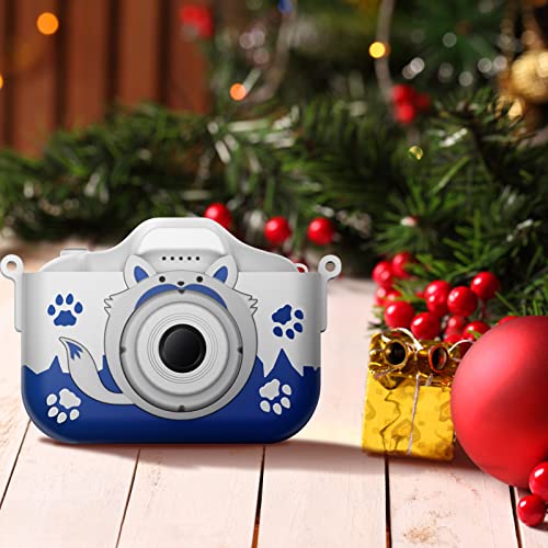 Children Camera, Children's Photography Video HD Mini Digital Camera, Front and Rear Dual Lens 4000W Pixe-l, TF-Card Max 32G, Creative Photo Frame, Filter Mode, Games, Portable Toy