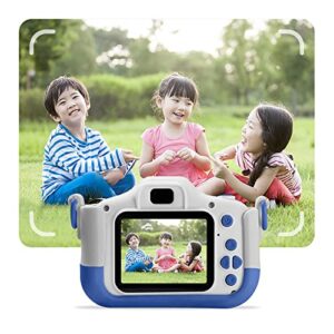 Children Camera, Children's Photography Video HD Mini Digital Camera, Front and Rear Dual Lens 4000W Pixe-l, TF-Card Max 32G, Creative Photo Frame, Filter Mode, Games, Portable Toy