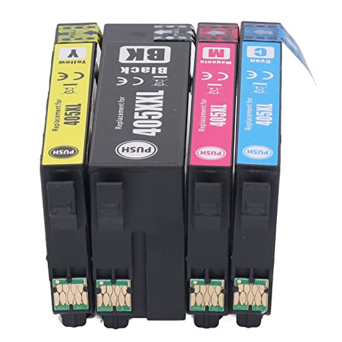 Hilitand 4PCS Ink Cartridge Smoothly Output Ink Printer Ink Cartridge Set for Office Shool Print Photos, Test Papers, Documents