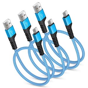 short android charger cable for google pixel 6 pro/6a/6 7 pro/5/5a 4/4a/4xl 3/3a/3xl 2/2xl xl,3pack usb type c cable 3ft fast charging cord for samsung galaxy z fold 4 s23 s22 a13 a53 note20 s21 s20