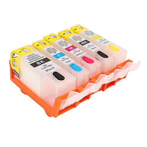 Ink Cartridge, 5 X 4 Color PP Ink Cartridges for Test Paper (520-521)