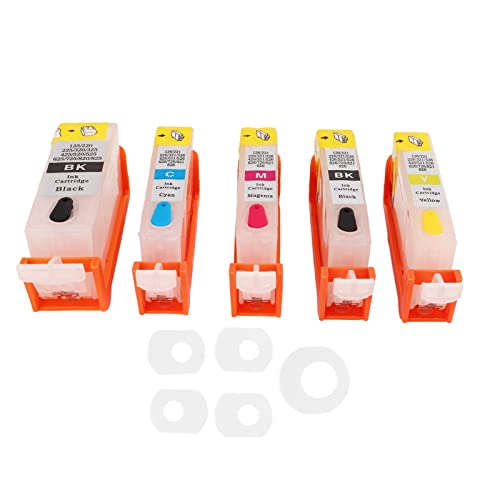 Ink Cartridge, 5 X 4 Color PP Ink Cartridges for Test Paper (520-521)