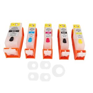 Ink Cartridge, 5 X 4 Color PP Ink Cartridges for Test Paper (125-125)