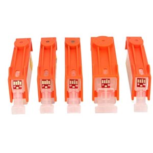 Ink Cartridge, 5 X 4 Color PP Ink Cartridges for Test Paper (125-125)