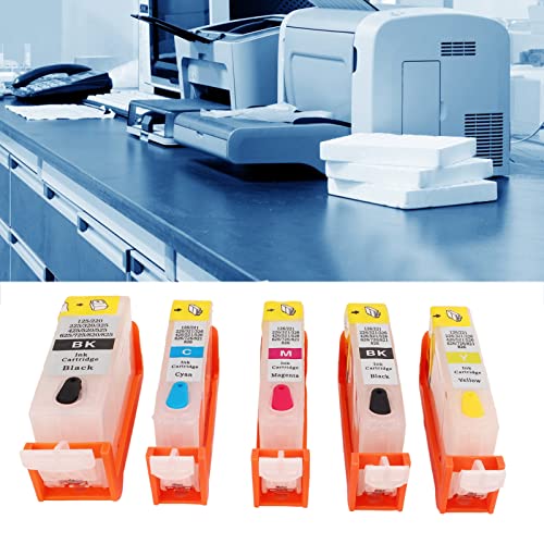 Ink Cartridge, 5 X 4 Color PP Ink Cartridges for Test Paper (125-125)