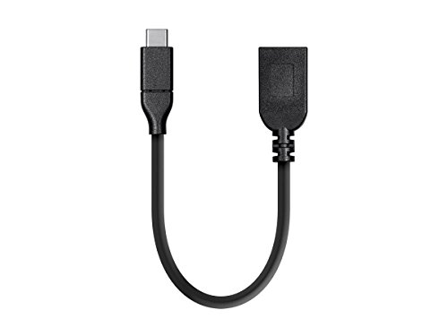 Monoprice USB & Lightning Cable - 0.15 Meter - Black | Essentials 3.1 USB-C to USB-A Female Gen 1, 3A, 5 Gbps, for Samsung Galaxy S9 S8 Note 8, Pixel, LG V30 G6 G5, Nintendo Switch - Select Series