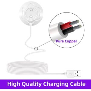 Replacement Rosetoy Charger, Standing Magnetic Adapter Fast Charging USB Cable Cord Replacement Base Dock Station for Rosetoy Only-12mm