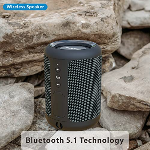 HIFIMUKE Portable Bluetooth Speakers, IPX5 Waterproof, Wireless Mini Speaker, iPhone Speaker for Kids,Super Bass Outdoor Speaker, Bluetooth 5.1, Home Dual Pairing