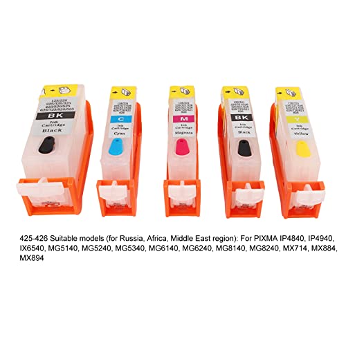 Ink Cartridge, 5 X 4 Color PP Ink Cartridges for Test Paper (425-426)