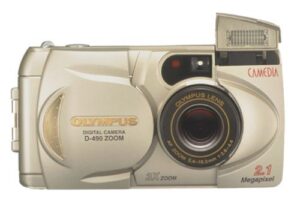 olympus d-490 2.1mp digital camera w/ 3x optical zoom