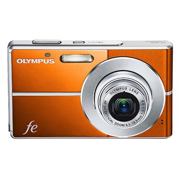 Olympus FE-3010 12MP Digital Camera with 3x Optical Zoom and 2.7 Inch LCD (Orange)