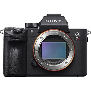 Sony Alpha a7R IIIA Mirrorless Digital Camera (Body Only) (ILCE7RM3A/B) + 64GB Memory Card + Case + Card Reader + Flex Tripod + Hand Strap + Memory Wallet + Cleaning Kit (Renewed)