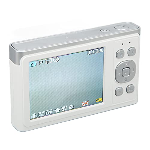 Digital Camera, Mini Digital Camera 14in Screw Interface 16X Zoom AF Autofocus with Storage Bag for Shooting (White)