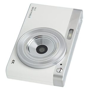 Digital Camera, Mini Digital Camera 14in Screw Interface 16X Zoom AF Autofocus with Storage Bag for Shooting (White)