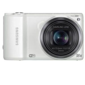 Samsung WB250F 14.2MP CMOS Smart WiFi Digital Camera with 18x Optical Zoom, 3.0" Touch Screen LCD and 1080p HD Video (White) (OLD MODEL)