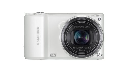 Samsung WB250F 14.2MP CMOS Smart WiFi Digital Camera with 18x Optical Zoom, 3.0" Touch Screen LCD and 1080p HD Video (White) (OLD MODEL)