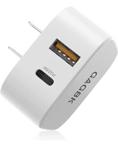 33w super fast charger block, pd pps & qc 3.0 charging blocks for iphone 14 13 12 pro max/pro/mini/plus/ipad pro/air/mini/macbook, for samsung s22/s21/s20/ultra/plus/z fold/flip/tab-white