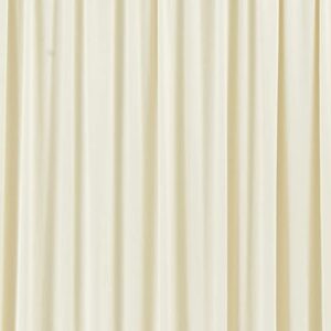 10 ft x 10 ft Wrinkle Free Ivory Backdrop Curtain Panels, Polyester Photography Backdrop Drapes, Wedding Party Home Decoration Supplies