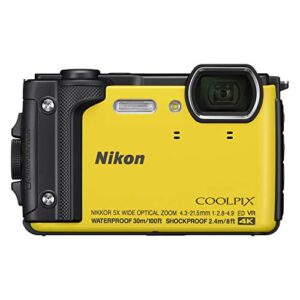 nikon digital camera coolpix w300 coolpix yellow waterproof camera (international version)