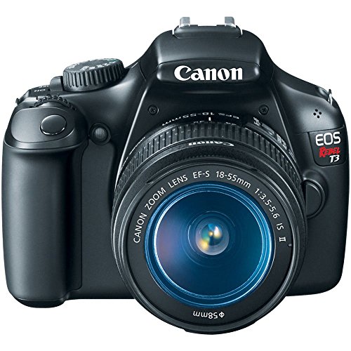 Canon EOS Rebel T3 Digital SLR Camera with EF-S 18-55mm f/3.5-5.6 IS Lens (discontinued by manufacturer) (Renewed)