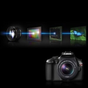 Canon EOS Rebel T3 Digital SLR Camera with EF-S 18-55mm f/3.5-5.6 IS Lens (discontinued by manufacturer) (Renewed)