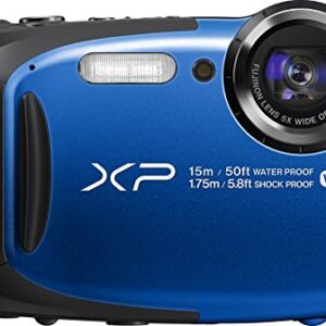 Fujifilm FinePix XP80 Waterproof Digital Camera with 2.7-Inch LCD (Blue)