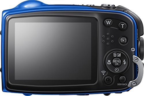 Fujifilm FinePix XP80 Waterproof Digital Camera with 2.7-Inch LCD (Blue)