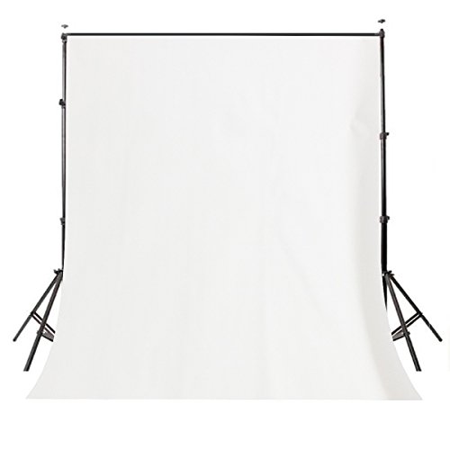 LYLYCTY 5x7ft Photography Background Non-Woven Fabric Solid Color White Screen Photo Backdrop Studio Photography Props LY061