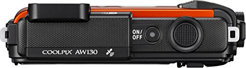 Nikon Coolpix AW130 Shock & Waterproof GPS Digital Camera (Orange) - International Version