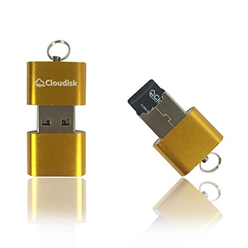 Cloudisk 5Pack 4GB Micro SD Card 4 GB MicroSD Memory Card Class6 with Card Reader + SD Adapter,Bulk Sale